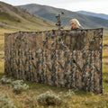 Instant Setup 3-Panel Hunting Blind with One-Way Mesh, Camouflage Design by Unknown