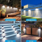 Peasur 16 Pack Solar Motion Sensor Lights Outdoor Waterproof with 3 Modes - Image 6