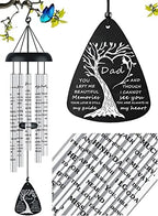 Bereavement Memorial Sympathy Gifts for Loss of Dad Father, Memorial Sympathy Wind Chimes for Loss of Father Sympathy Gift, in Memory of Dad Loved One Gifts Ideas by JUSTFORWIND