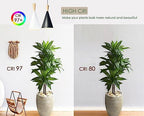 Hanging Grow Light, 20W Full Spectrum Pendant Grow Lights 15FT Power Cord, Decorative Grow Light for Indoor Plants, Flowers, Garden (Ceiling Mounted Hooks&Wall Mounted Bracket Included - Image 5