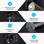 SUNVIE 30W 3000K LED Dusk to Dawn Flag Pole Spot Light Outdoor with Stake - Image 6