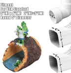 APX Frog Gutter Downspout Extensions, Decorative Splash Block Statue. - Image 6
