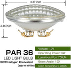 Haian Support PAR36 LED Landscape Bulb, 6W 50W Equivalent, 12V AC/DC - Image 2