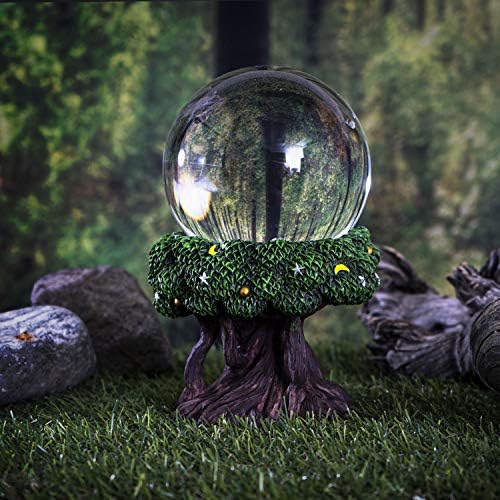 Pacific Trading Tree of Life Gazing Ball Outdoor Garden Decorations, Hand Painted Durable Mirror Globe Home Decor, 8.5 Inches - Image 2