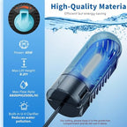 Antfraer Pond Filter with LED Lights, Built-in U-V Clarifier Pond Filter with 660GPH Fountain Pump & Remote Control, Multi-Stage Filtration Pond Filter Box with for Outdoor Ponds Waterfall Fountain - Image 4
