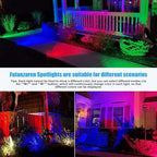 4 Pcs 20W LED RGB Outdoor Landscape Lighting with Remote & Transformer - Image 2
