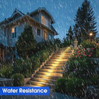 Energetic 7 Inch Retaining Wall Lights, Outdoor LED Step Lights, 4W Low Voltage Landscape Lighting, Waterproof Hardscape Lighting, 12V-24V AC/DC, 3000K Warm White, with Wire Breakers, FCC, 6 Pack - Image 3