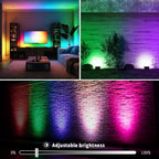 50W RGB Flood Light 500W Equiv Color Changing Stage Lights - Image 3