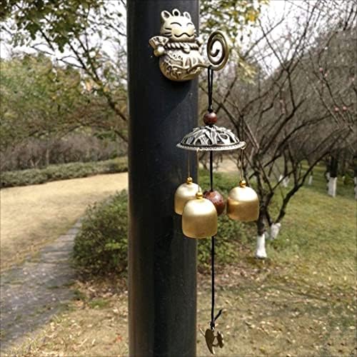 Wind Chimes Indoor Outdoor Inddoor and Outdoor Hanging Copper Wind Chime Retro Home Wind Chimes Handmade Doorbell Decoration Hanging Ornament - Image 5
