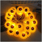 CAKERS Creative Cartoon Cute Model Ambient Lights|LED Warm White Copper Wire Lights|Hanging Fairy Lights for Bedroom Party Decor,Sunflower,3m(9.8ft)-20LED-USB by CAKERS