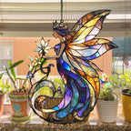 Flowers Fairy Acrylic Suncatcher - Image 4
