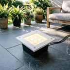 85-265V Underground Light LED, Outdoor Buried Lights, IP67 Waterproof LED Square Landscape Lights(Warm White Light,24W) by Unknown