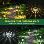 GIGALUMI Solar Lights Outdoor Waterproof Pathway Lights, 16 Pack Cold White - Image 2