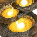 TITIMO 6-Tier Cascading Rock Fountain Outdoor Garden Waterfall w/Lights - Image 3