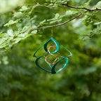 Red Carpet Studios The Original Cosmix Deluxe Helix Wind Spinner, Medium 14-Inch, Double Green & Copper - Image 5