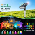Solar Spot Lights Outdoor, RGB Landscape Spotlight 2 Pack - Image 3