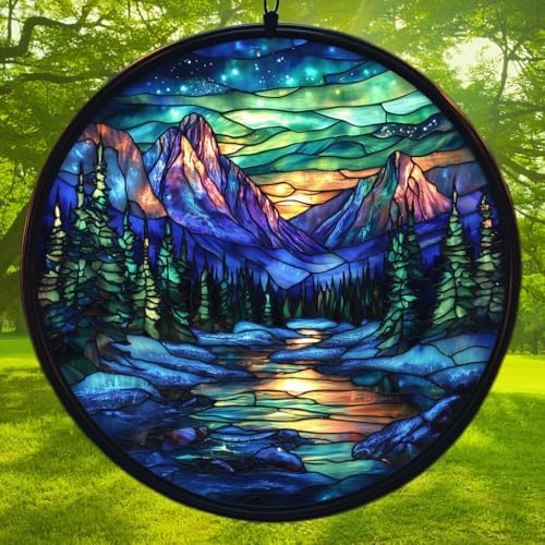 Moutain Range Acrylic Suncatcher - Image 3