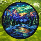 Moutain Range Acrylic Suncatcher - Image 3