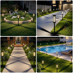 LIANGLOME Solar Pathway Lights Outdoor, Bright LED Garden Lights Warm White - Image 6