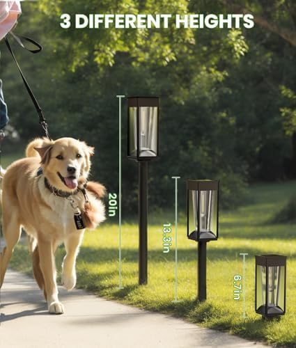 BITPOTT Solar Pathway Lights, 12 Pack, 2 Color Modes, IP65 - Image 6