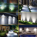 T-SUN Solar Spot Lights Outdoor, Dual Head Solar Spotlights, Cool White - Image 2