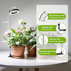 Kullsinss 3.5in Halo Plant Lights for Indoor Growing, 48 LEDs Full Spectrum - Image 3