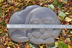 Concrete molds DIY Dog Stepping Stone Mold Mould Plaster Concrete Garden Path 15"x11"x1,37#S04 - Image 4