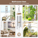 Personalized Memorial Wind Chimes for Loss Beloved Mom - Image 7