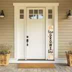 Spring Porch Sign Love Grows Here Sign for Front Door 8"x63" Spring Door Decor Vertical Wood Porch Sign Wooden Tall Welcome Sign Farmhouse Standing Wooden Hanging Sign for Home Indoor Outdoor - Image 2