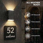 Solar Wall Light Outdoor , 3000/4000/6000K 3 Modes Dusk to Dawn Lighting Wall Sconce IP67 Waterproof Up and Down Solar Lights Outdoor Front Door Light for House, Garage, Porch, Doorway,Fence (6PACK) - Image 6