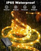 btfarm Solar Rope Lights, 120LED 46FT String Lights Outdoor Waterproof - Image 4