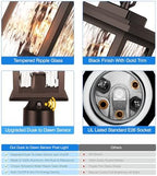 VIANIS Outdoor Post Lights Hardwired 120V, Oil Rubbed Bronze Aluminum - Image 7