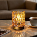 Battery Operated Table Lamp Timer, Small Cordless Lamps Decorative, Amber by MJPREMIER