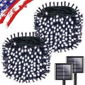 KAQ 2pack 500LED Solar String Lights Outdoor Waterproof Cool White by KAQ