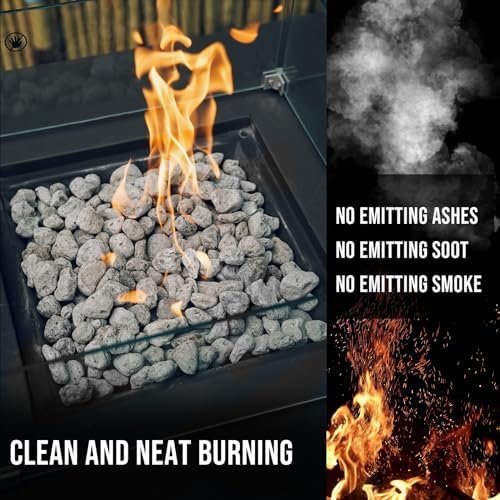Skyflame 3/4"-1" Natural Volcanic Lava Rocks for Fire Pit Fireplaces - Image 4
