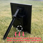 Ceramic Solar Fountain Bird Bath with Battery Backup,Solar Garden Fountain - Image 4