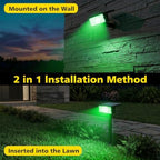 T-SUN Green Solar Spot Lights Outdoor Waterproof, 4 Pack - Image 4