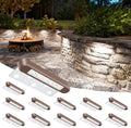 VOLISUN 7 Inch Retaining Wall Lights, 5000K Hardscape Lighting, 12 Pack by VOLISUN