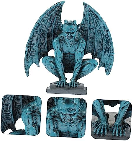 Gothic Outdoor Resin Figurine Garden Statue Decor Xmas Halloween - Image 4