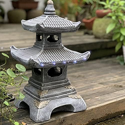 Garden Lantern Statue for Zen Asian Decor, Indoor Outdoor Use to Elevate Your Space - Image 6