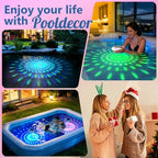 Floating Pool Lights w/Remote, 6.5" Upper & Lower Dynamic LED Color Changing Solar Pool Lights that Float, IP68 Waterproof Solar Floating Light for inground Pools Wedding Party Decor(4) - Image 6