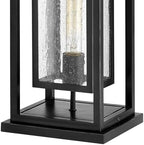Hinkley Republic Medium 12V Outdoor Pier Mount Lantern, Black Finish - Image 5