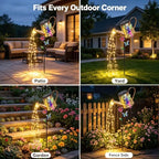 Fairy Solar Watering Can Light,Garden Decor Gifts for Mom Grandma Large - Image 3