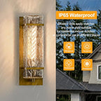 Outdoor Wall Sconce,Vintage Waterproof Exterior Lighting Fixtures - Image 5