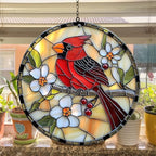 Red Cardinal Acrylic Suncatcher - Image 4