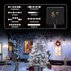 SyouHome Solar String Lights Outdoor, 4 Pack 400 LED Solar Christmas Lights - Image 5