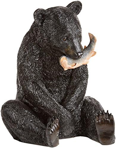 Design Toscano The Expert Fisherman Black Bear Statue by DesignToscano