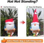 Enrichoice 39" Tall Large Garden Gnomes Outdoor with Solar Lantern, Weatherproof PVC Gnomes Decorations for Yard Statue (Excluding Battery) - Image 3