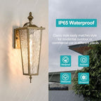 2-Pack Outdoor Wall Light,Vintage Exterior Waterproof Lantern - Image 6