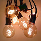Outdoor Edison Light Bulbs with C9 Black Stringer (G50 Edison, 10') - Image 5